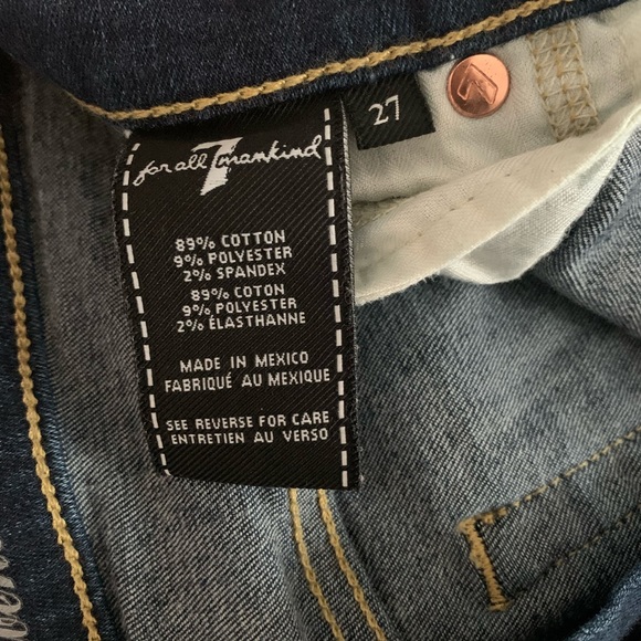 {7 For All Mankind} skinny ankle jeans - Picture 4 of 7